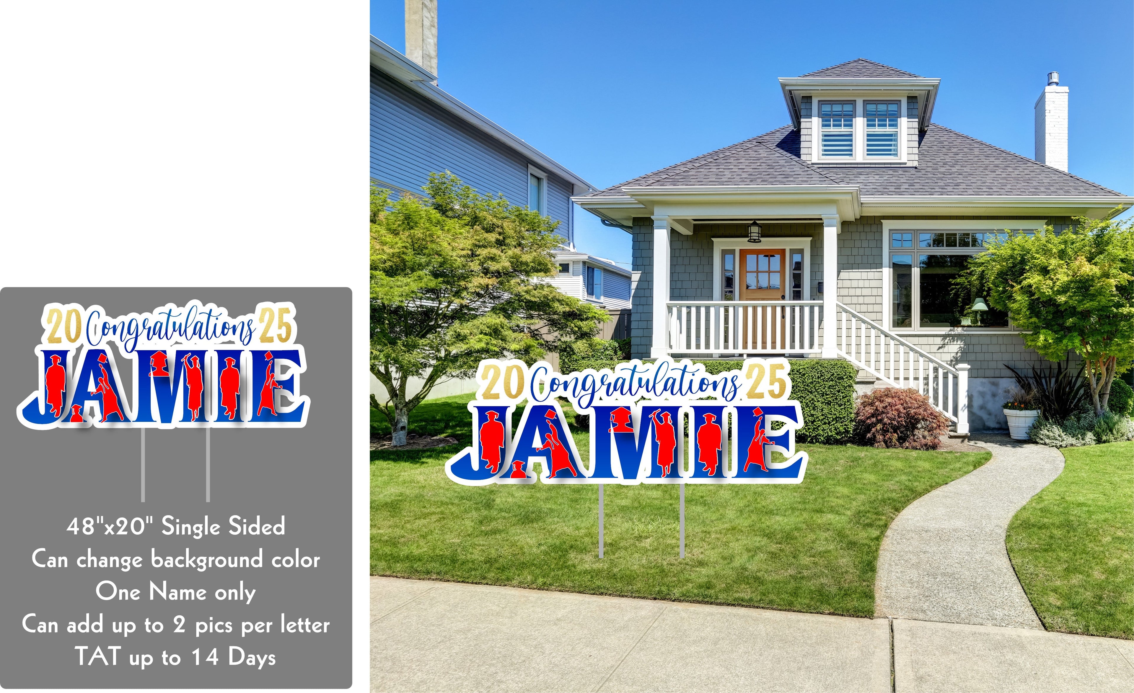 Graduate Yard Sign