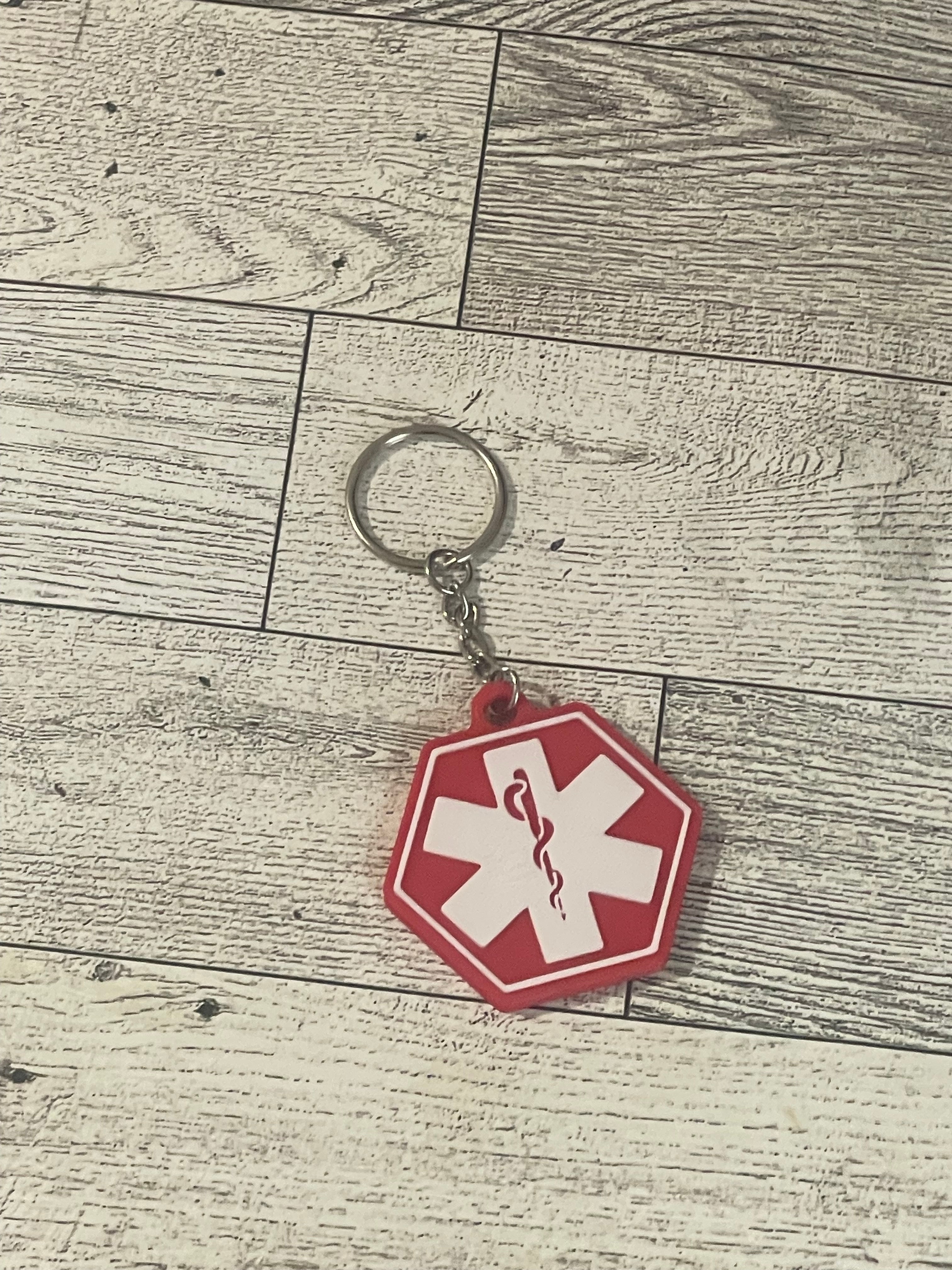 3D Printed NFC Medical Alert Keychain